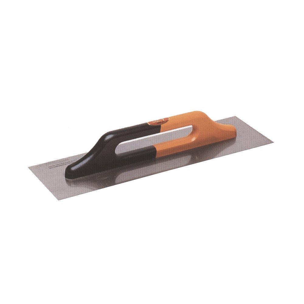 Frattazzo Professionale In Acciaio Inox Con Maniglia Per Maggior Sicurezza Bicolore (48X14 Cm) - 4