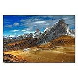 Materiali di alta qualità: scegli tra elegante carta fotografica con superficie satinata per poster o tela resistente su un robusto telaio in vero legno.