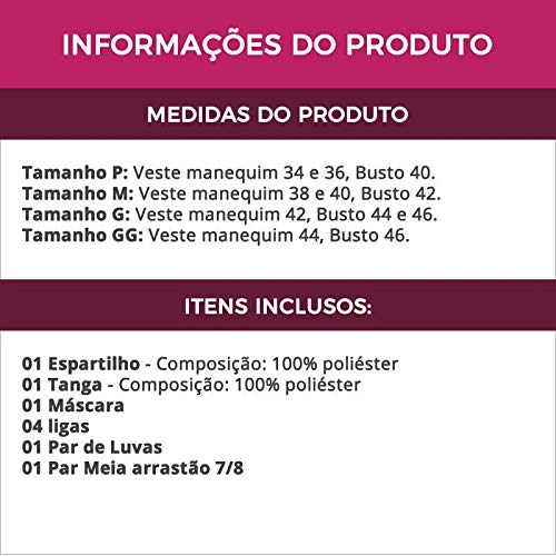 Fantasia Erótica Mulher Aranha Espartilho Preto com Máscara e Par de Luvas - GV117