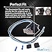 BlueStars Ultra Durable 5303918214 Refrigerator Defrost Thermostat Kit - Compatible with Frigidaire Kenmore Electrolux Refrigerators - Replaces 75303918214 892545 AP2150145 PS469522