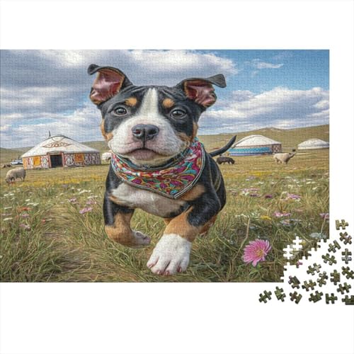 Puzzle de perro imposible de 1000 piezas para juego educativo