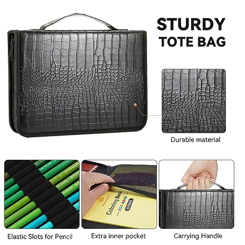 Heshengping 72 Color Artist Colored Pencils Set for Adult Coloring Books, Soft Core, Professional Numbered Art Supplies Drawing kit for Coloring Sketching Blending Crafting, Gift for Beginners Teens 3 51kpXAp0veL