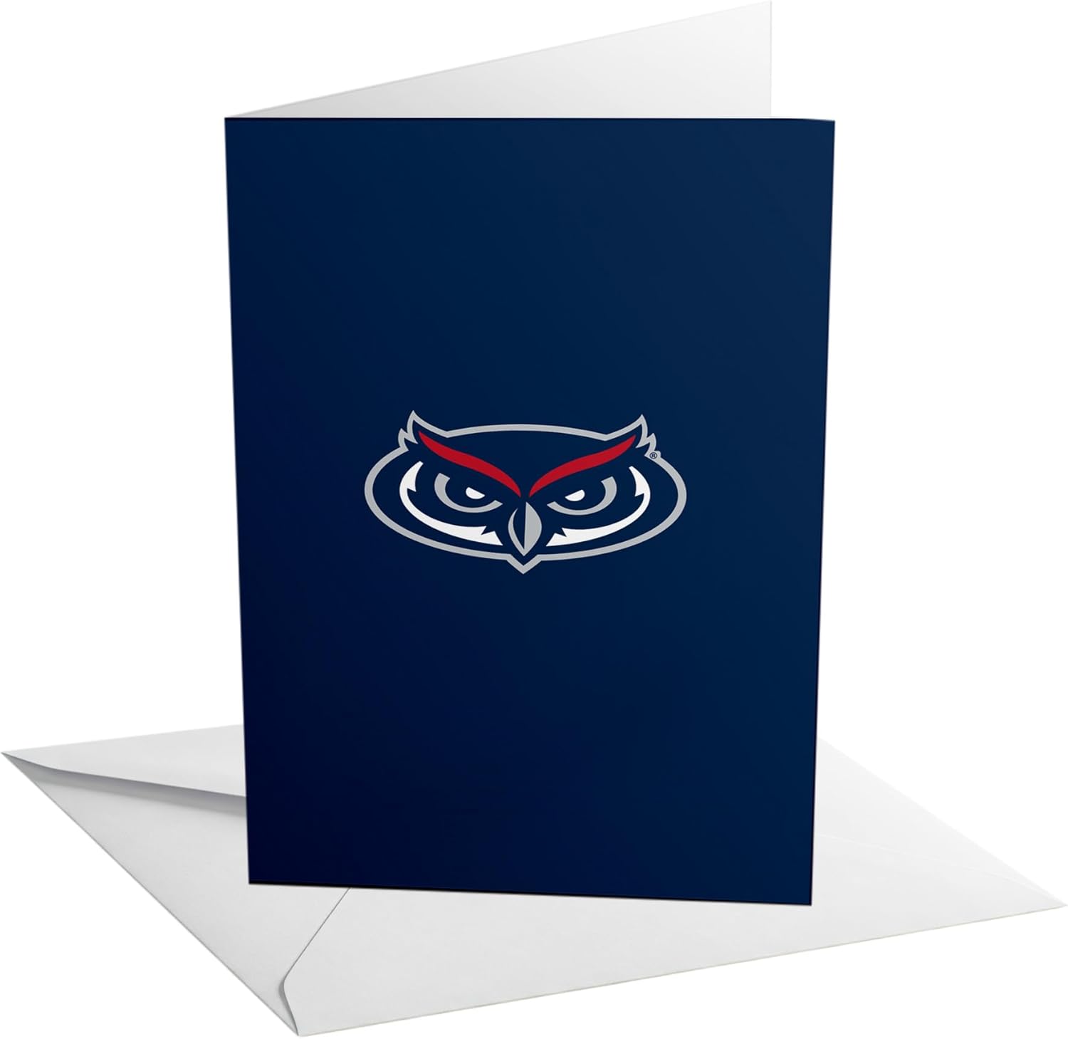 Desert Cactus Florida Atlantic University 5x7 Inch Greeting Card FAU Owls Single Folded Cardstock with Envelope Party Celebration Officially Licensed (5x7 Card A - Congrats)