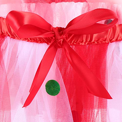 ABOOFAN Saia de Tutu de Fantasia de Veado de Natal Com Tiara de Chifre de Veado Aniversário Festa de