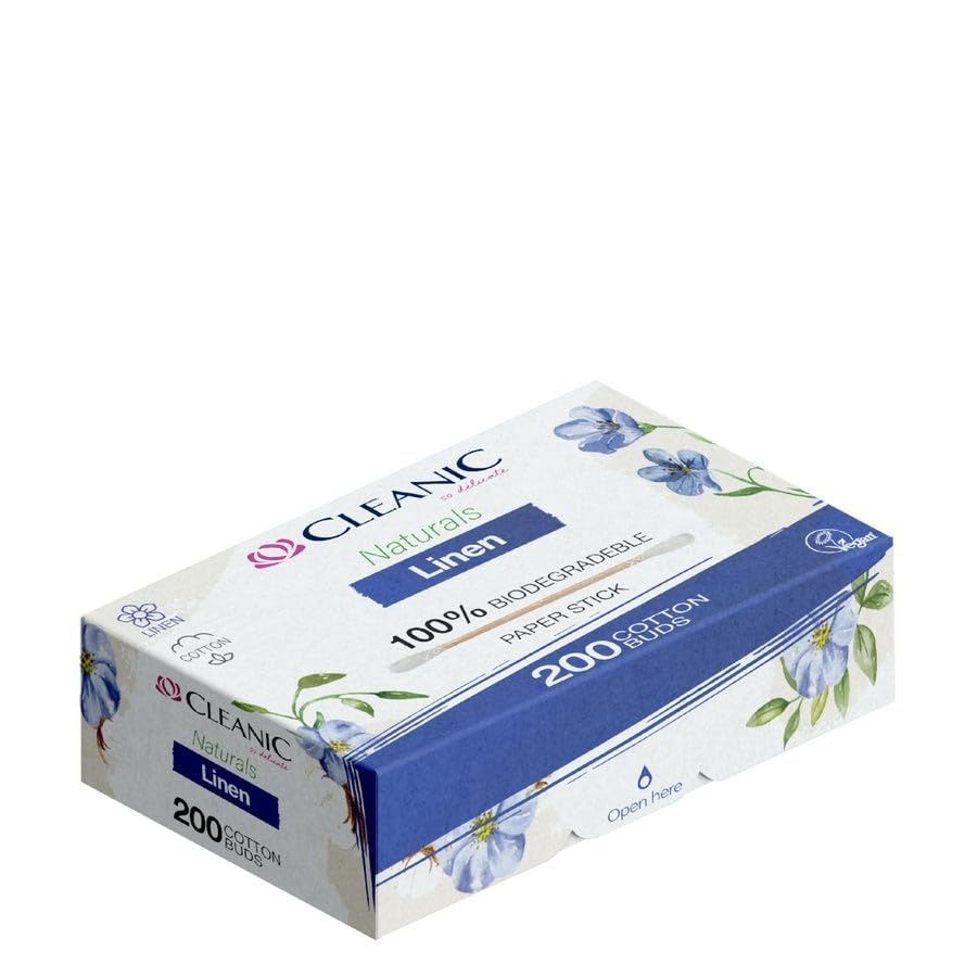 CleanicCosmetic buds Naturals Linen 200 pcs.