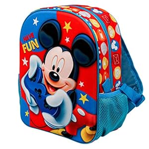 KARACTERMANIA Mickey Mouse gamer-rugzak 3D (klein), meerkleurig