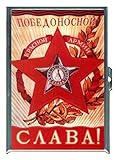 Triumphant Red Army Russian WWII ID Holder ID Wallet or Cigarette Case USA Made