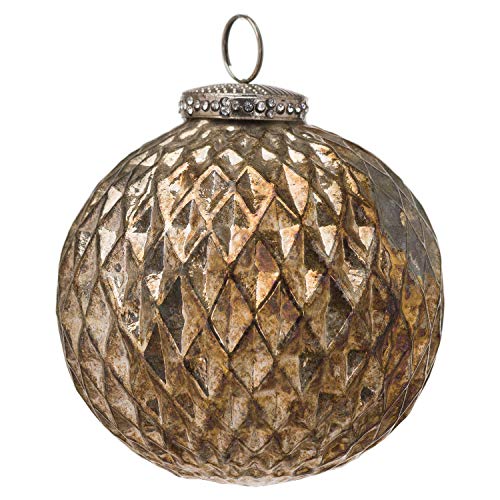 Hill 1975 The Noel Collection Burnished-Bola de Nido de Abeja Grande, Mixto, Talla única