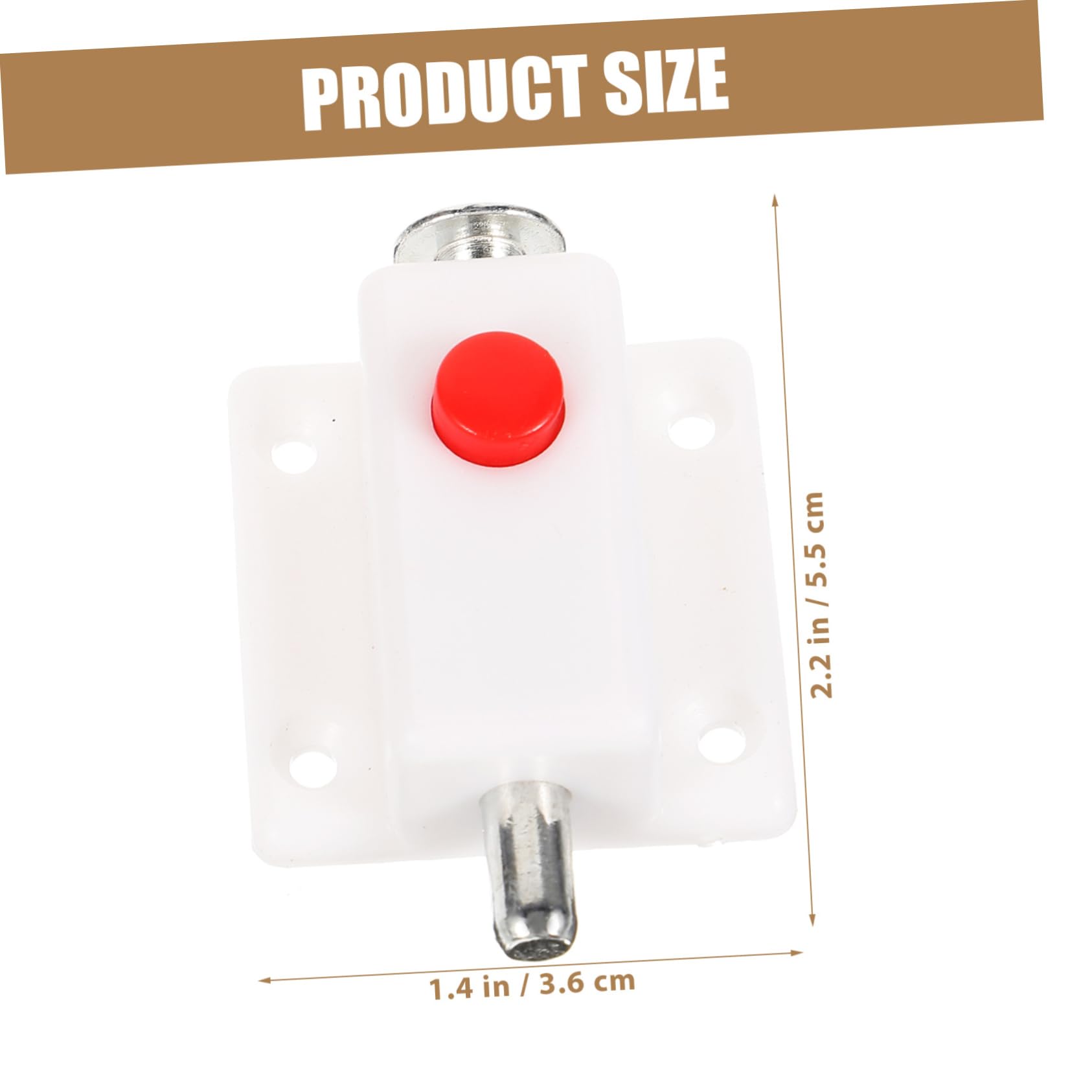 Uonlytech 50pezzi Catenaccio Chiusura Per e Resistente Facile Installare Finestre e Interne