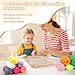 Imagen de BSTDAYEVER Marco de Telar para Niños Marco Tejer Niños 19x29cm Kit Maquina de Tejer Madera Contiene 12 Hilos de Colores para Principiantes y Niño