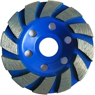 SZTVECFW Disco de Amoladora de Diamante de 4" y 100 mm con Forma de Cuenco, Herramienta for Piedra y hormigón (Azul)