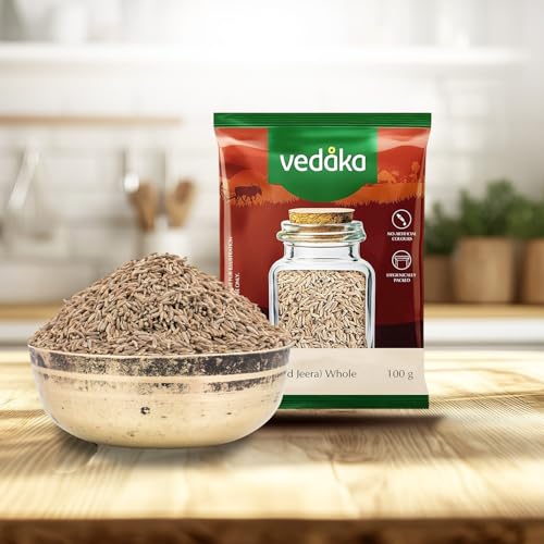 Image of Amazon Brand - Vedaka Cumin (Safed Zeera) whole, 100 g