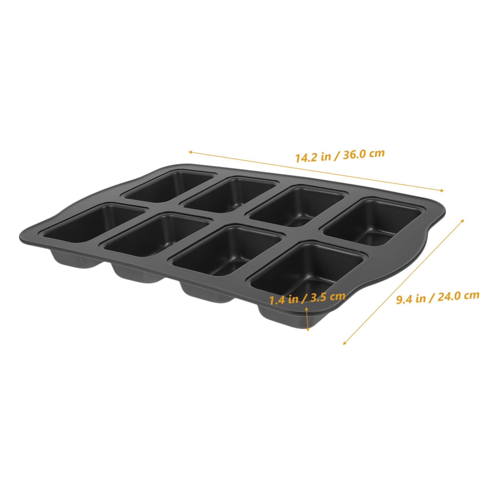 Cabilock Loaf Baking Pan Carbon Steel Non Stick Bread Mold for Shaped Loaves for Home Bakeries and Cavity Design for Versatile Baking
