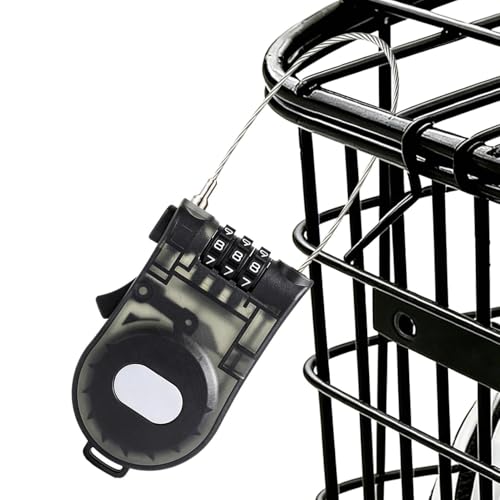 Candado De Cable Para Equipaje | Herramienta De Seguridad De Combinación De 3 Dígitos Escalable - Candado De Combinación De Cable,Para Ciclismo, Patinette, Actividades Al Aire Libre, Esquí, Viajes