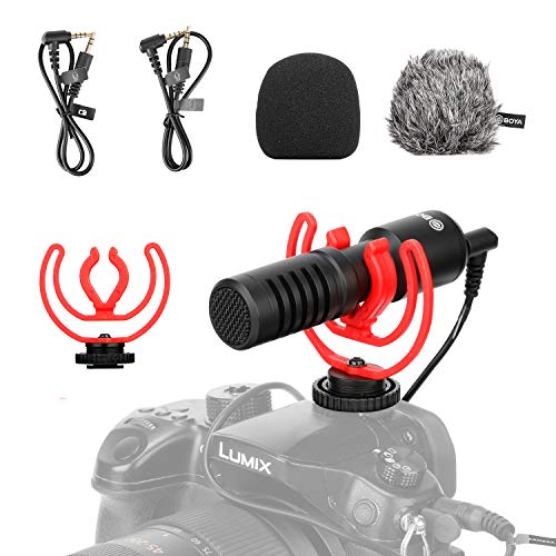 by-MM1 Mini-Niere Mikrofon Mic Elektret Kondensator + Aluminium Telefon Clip Kit für iPhone 6/6 Plus / 5/5 Plus Samsung Huawei Smartphone Video
