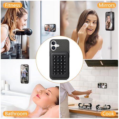 Coque iPhone 16 Plus à ventouse Unichthy avec support amovible - 5