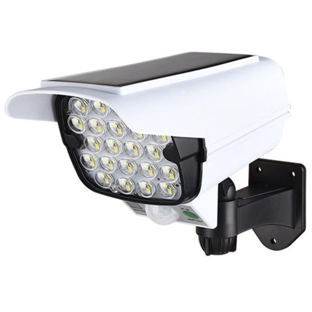 kh LED Solar Motion Sensor Outdoor Lights with Fake Camera, 66 LED Solar Security Flood Light with Remote Control, Waterproof Wireless Wall Light, 3 Modes for Home, Garage, Shop & Office-image-7