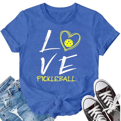 LBP Women's Pickleball Shirt Love Pickball T-Shirt...