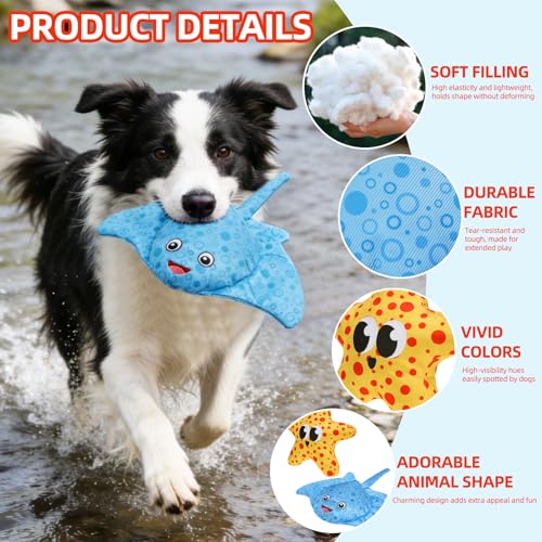 Juguetes flotantes para perros PUPTECK 2 unidades miniatura 5