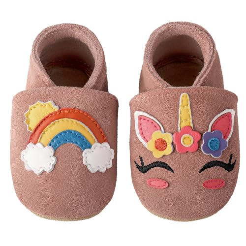 Aiseyi Krabbelschuhe Lauflernschuhe Baby Schuhe Non-Slip...