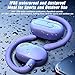 AITIDE OpenBuds Lightweight True Open Ear Wireless Earbuds with Multi-Angle Adjustment, Bluetooth 5.4 Headphones with Dual-Axis Design for Long-Lasting Comfort (Purple)