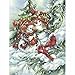 Produktbild Berrd 5D DIY Diamond Painting Kit Komplettes Diamond Painting Foto Hugging Snowman Kreuzstichkunst Wanddekoration-Round Drill,30x30cm