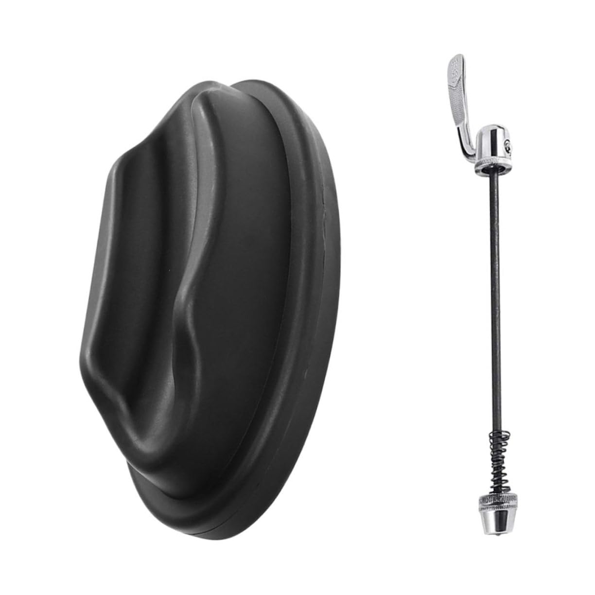 Yardwe 2pcs Front Wheel Riser Block for Indoor Trainer Stabilizer Support for Mountain Road Bikes Non-Slip Design Strong Stable Structure for Home Cycling