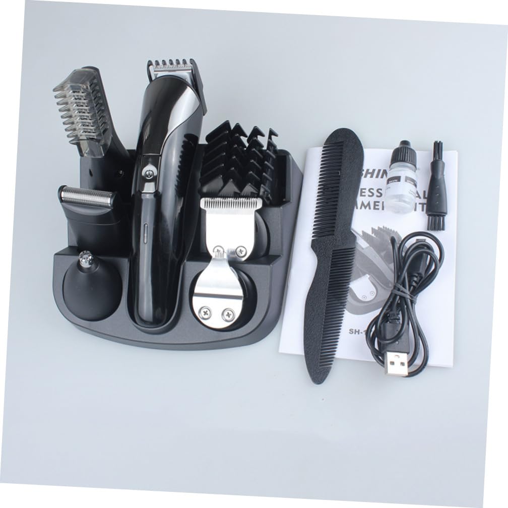 Macchinetta Chioma Uomo Elettrica Ricaricabile USB Abs Nera