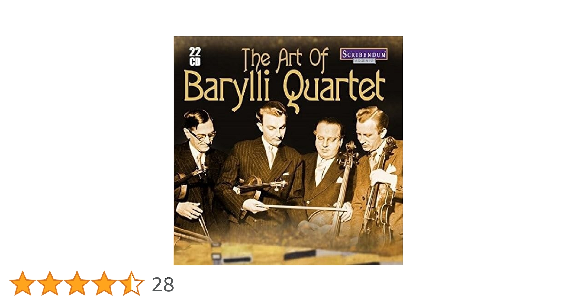 Amazon.co.jp: The Art of Barylli Quartet (22CD): ミュージック