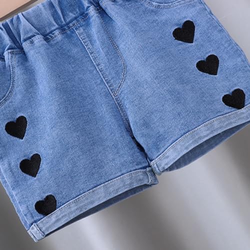 Little Girl Flare Leg Jeans Distressed Low Rise Slim Denim Pants Tummy Control Girls Clothes Size 16-18 Big Kids2