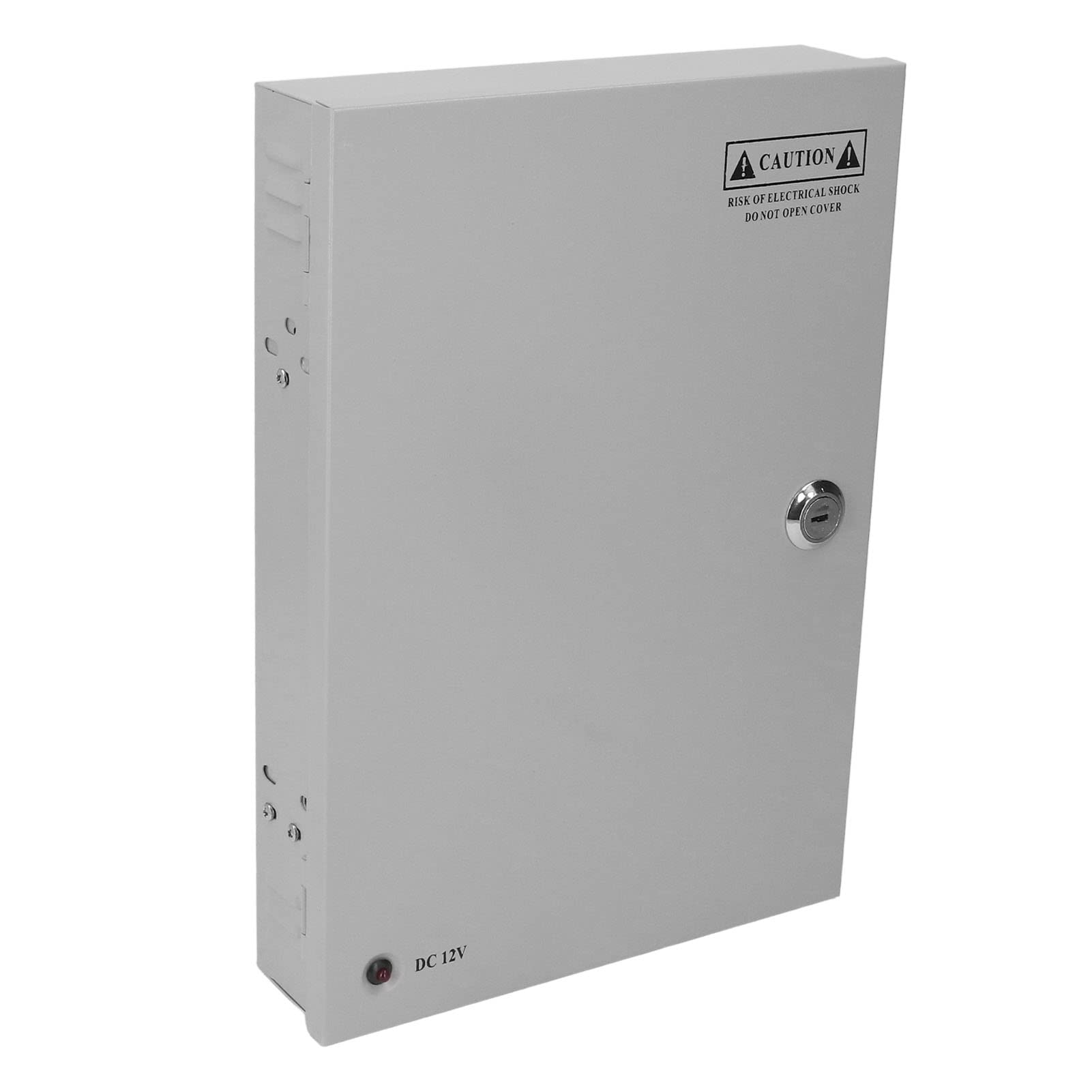 DC Box Box Box a 18 canali CCTV Alimentatore della telecamera con alloggiamento in metallo Lock CONNETTORE AC AC100V 220 V Ingresso DC12V Output DC12V (12V15A18CH)