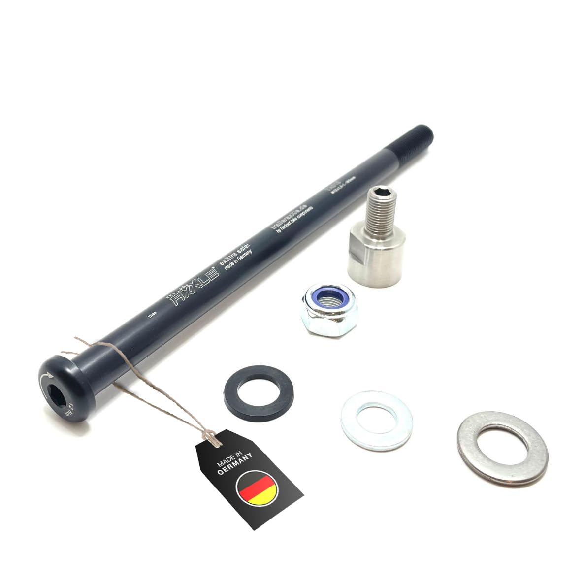 Trailer Axxle TA013 Orbea | Steckachse für Fahrradanhänger | M12 x 1,5 | 187 mm