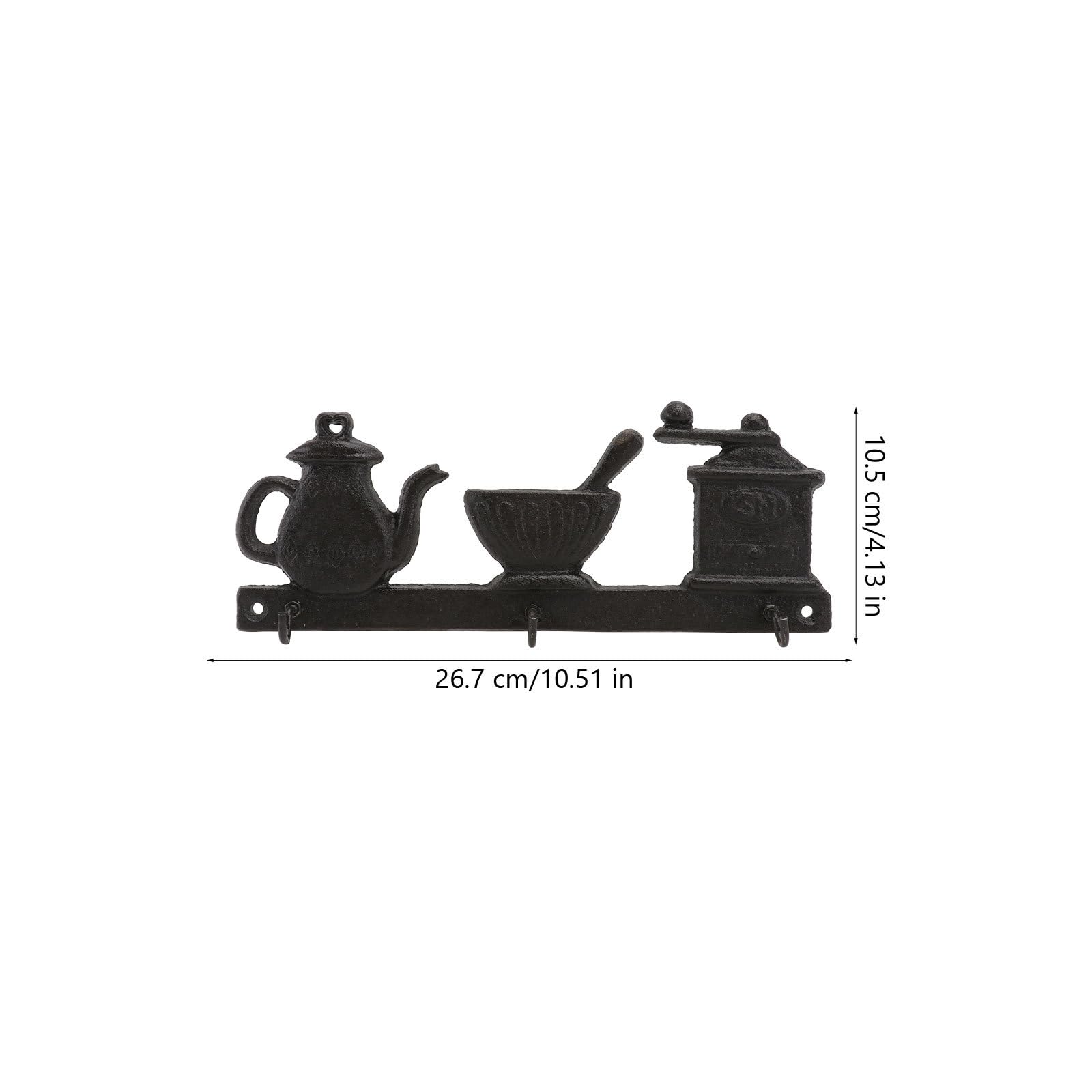 Vintage Kleiderhaken aus Eisen Stabiler Wandhaken Im Retro Design Praktischer Hutaufhänger für Flur Schlafzimmer und Küche