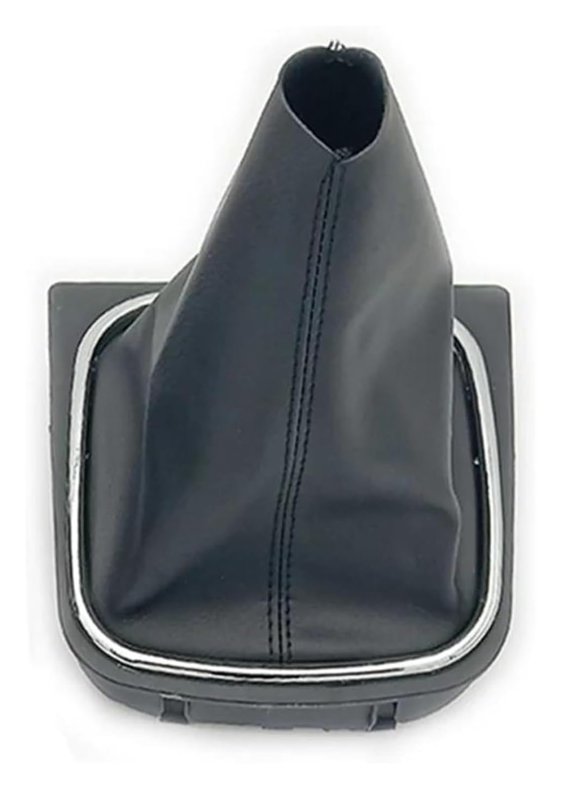 gangxiao Car Shift Gear Knob for VW for Golf for Jetta 5 6 Speed Car Gear Shift Knob Leather Gaiter Boot Cover Stick(Boot Cover Black)