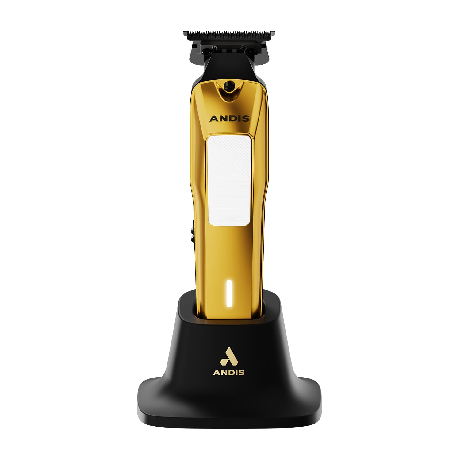 Andis 562119 Phenom Professional Cord/Cordless Lithium-ion elettrico per barba e capelli con supporto di ricarica, oro