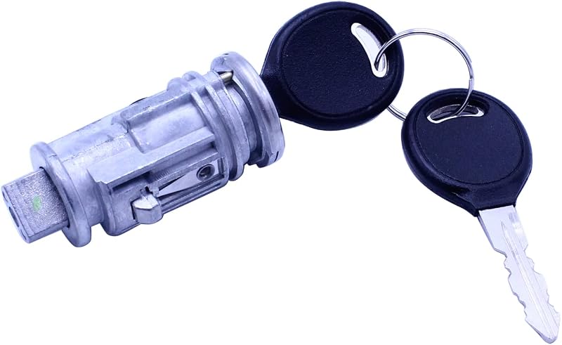 Cilindro de trava do interruptor de ignição SHLPDFM para Chrysler, Dodge, Jeep e Plymouth – 1 conjunto com 2 chaves