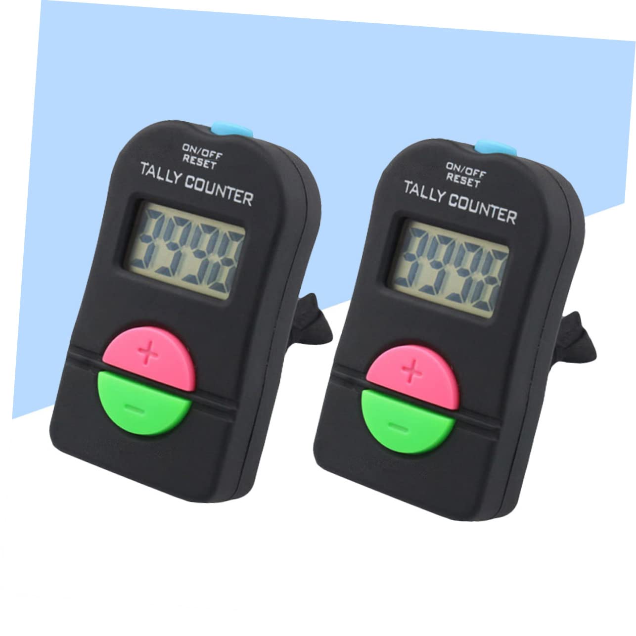 2pezzi Contatore avanti Indietro Digitale con Display LED Cifre Meno Contatore Reversibile Facile da Usare