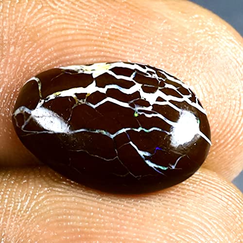 Opale boulder multicolore 4.27 ct pour création de bijou bohème chic unique - 3