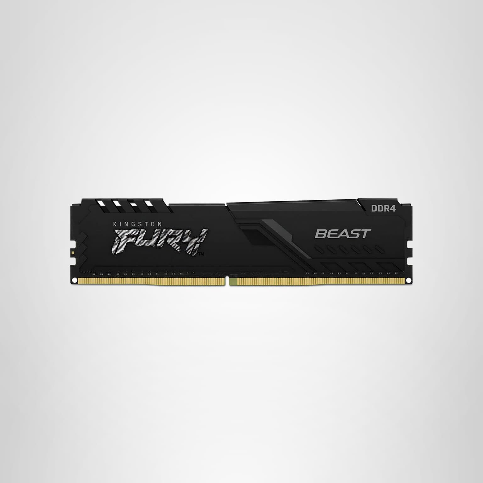 メモリ　FURY Beast DDR4 3200 8GB２枚組　16GB Kingston FURY Beast 8GB 3200MHz DDR4 CL16 Desktop Memory Single