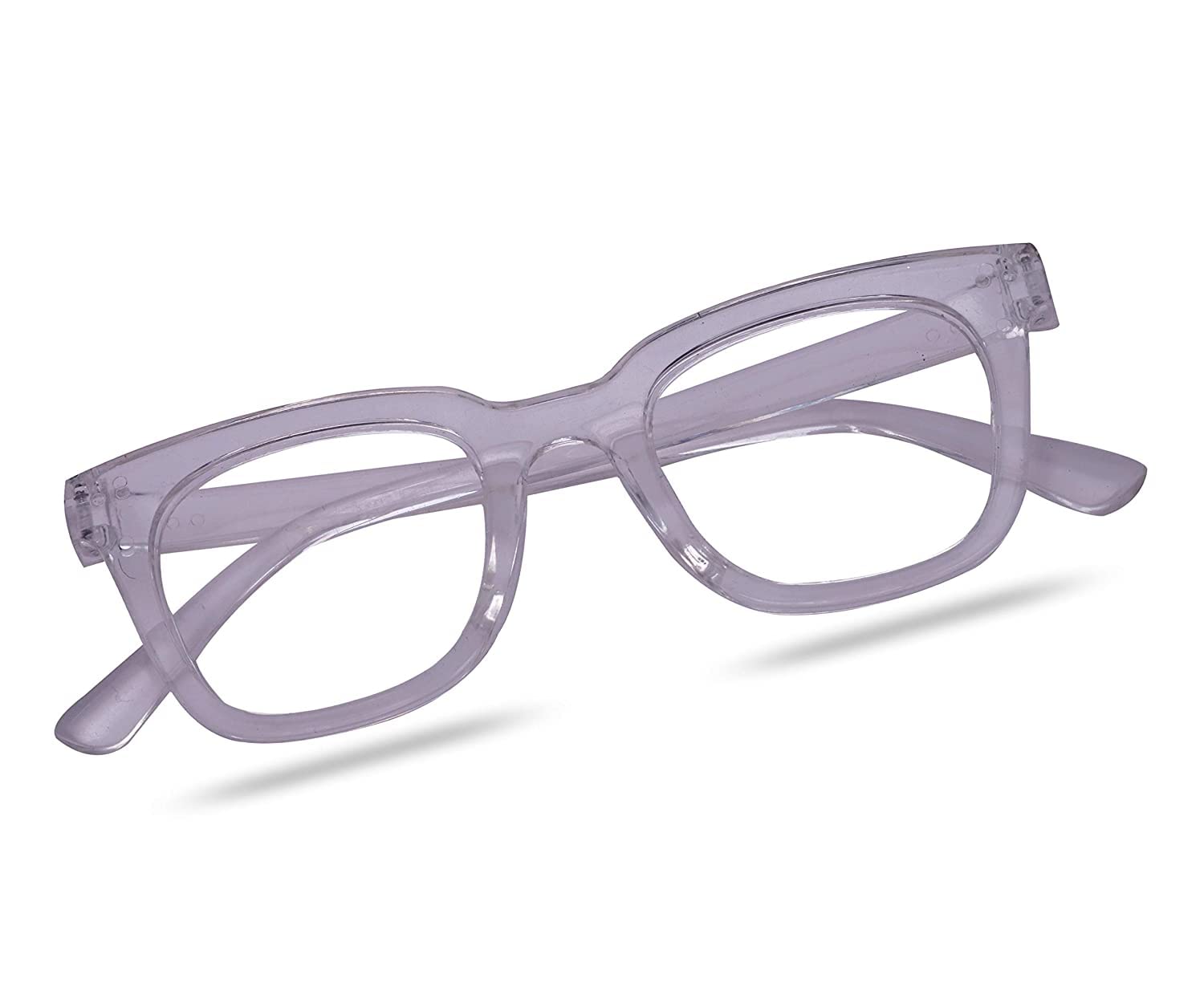 unisex square clear anti glare bluelight blocking blue cut computer glasses for women men pack of 1