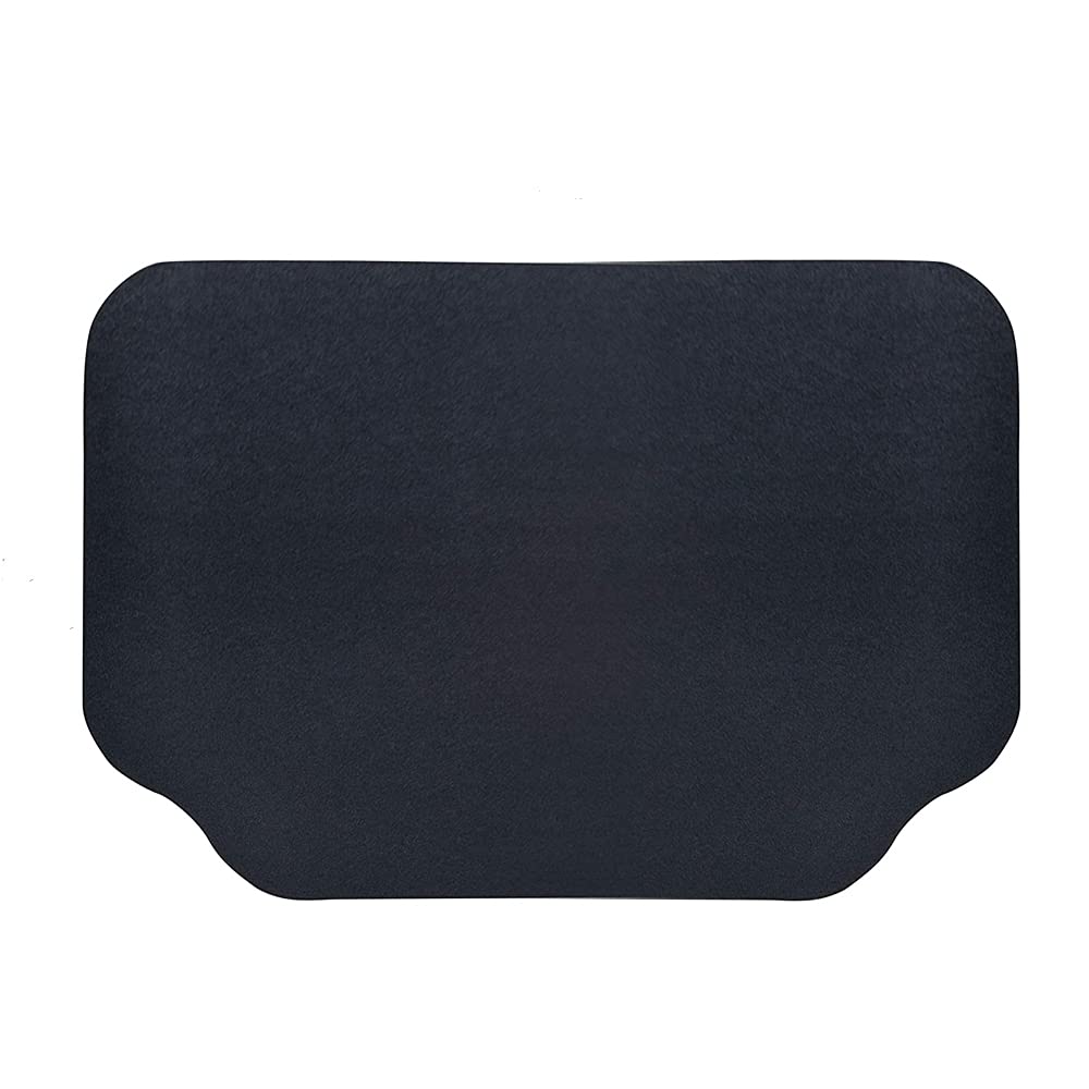 GRILLTEX Under the Grill Protective Deck and Patio Mat, 36 x 50 inches, Black