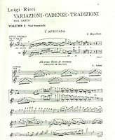 Ricci: Variations, Cadenzas, and Traditions for Singing--Female Voices B009L8DWCA Book Cover