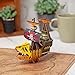 wa-gu-mi One Piece Victoria Punk Ship Model - One Piece Model Kit Series - Japanese Miniature Wooden 3D Puzzle - Fun DIY Wood Craft Kits for Adults