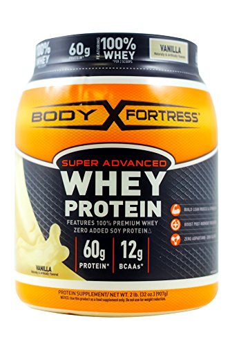 Body Fortress Whey Protein Powder, Vanilla, 31.2 Ounces (885g) (Pack of 2)