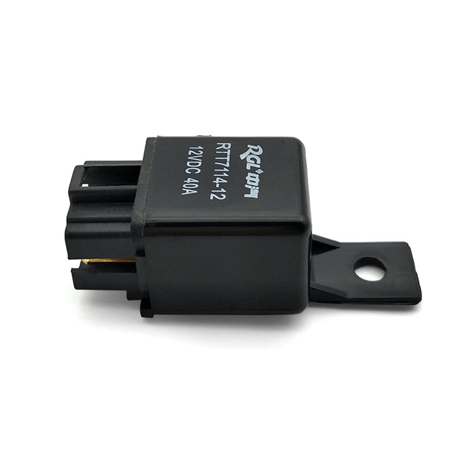 Przekaźnik do samochodów ciężarowych 2 szt. DC 12 V / 24 V 40 A NO 4 piny otwór montażowy 6,5 mm wtyczka