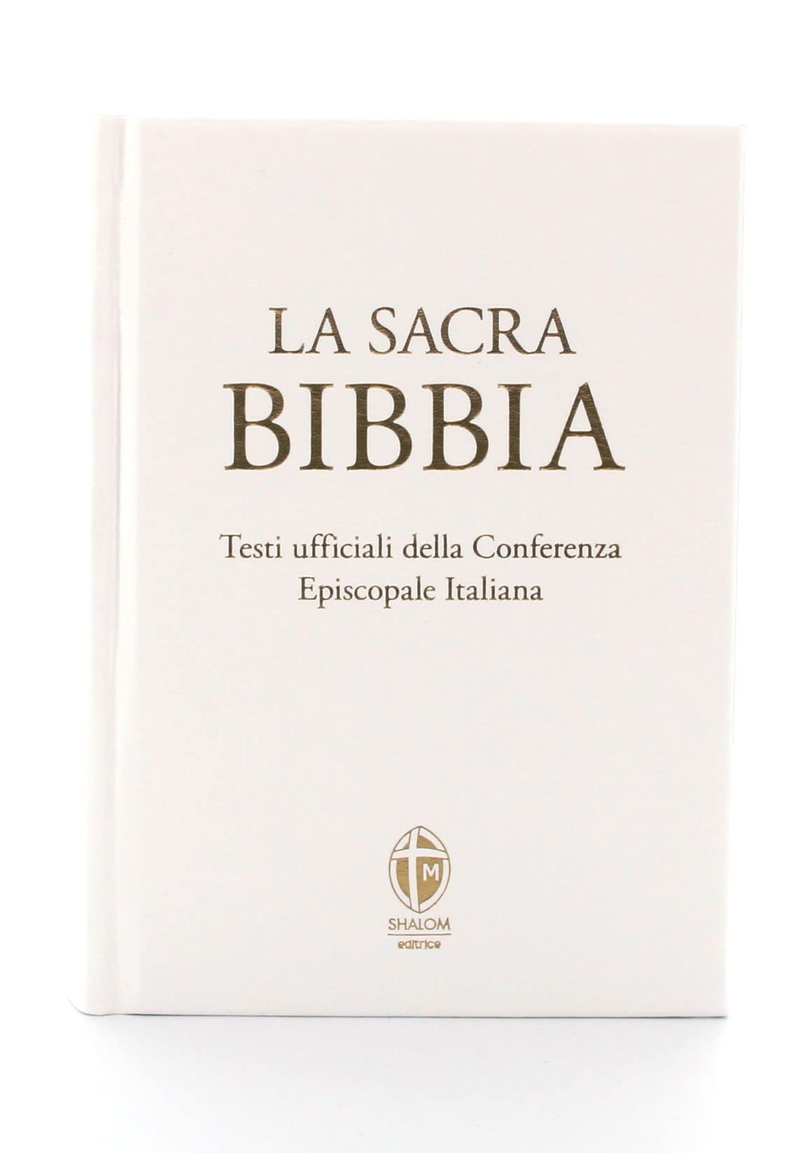 La Sacra Bibbia. Ediz. grande a caratteri grandi. Ecopelle bianca