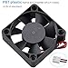 GDSTIME 5015 50mm x 50mm x 15mm 12V Dc Brushless Cooling Fan (2Pack)