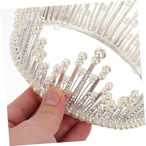Couronne de mariée perles BESTYASH : accessoire de mode pour coiffure de fête - 4