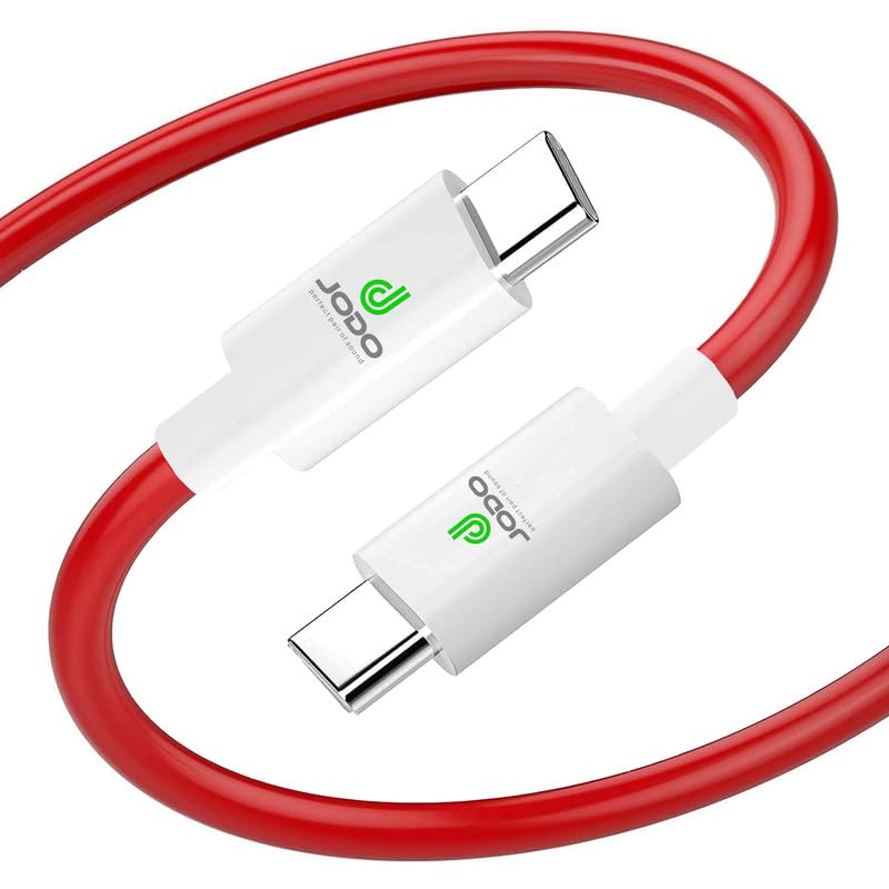 See full amazon price history chart for JODO C to Type C Cable Fast Charging Fast Charging Cable Compatible with One Plus 8T / 9 / 9R / 9 Pro/Nord & for All Type C Devices 1 Meter (Red) JODO C to Type C Cable Fast Charging Fast Charging Cable Compatible with One Plus 8T / 9 / 9R / 9 Pro/Nord & for All Type C Devices 1 Meter (Red) (B0D74153Y9) Amazon Price History, Amazon Price Tracker