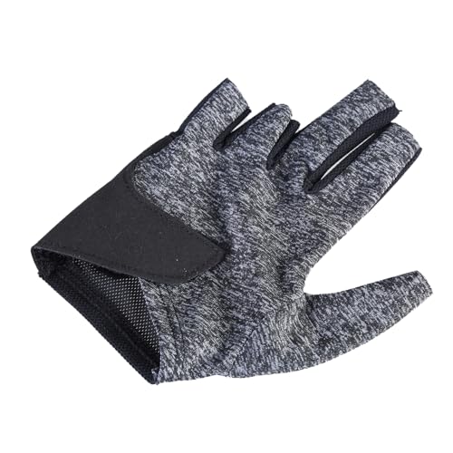HUANGENG Guante elástico elástico para mano izquierda para tenis de mesa para mejorar el control de tacos, cómodos guantes de billar de nailon